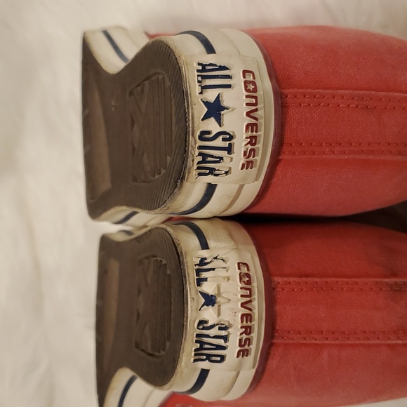 Converse CTAS Lux Hidden Wedge Distressed Red Womens  Size 9 - Picture 7 of 10